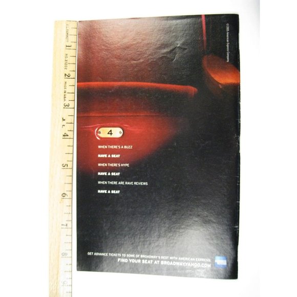 Dirty Rotten Scoundrels Playbill 2005 Imperial Theatre Ticket John Lithgow - Picture 10 of 10